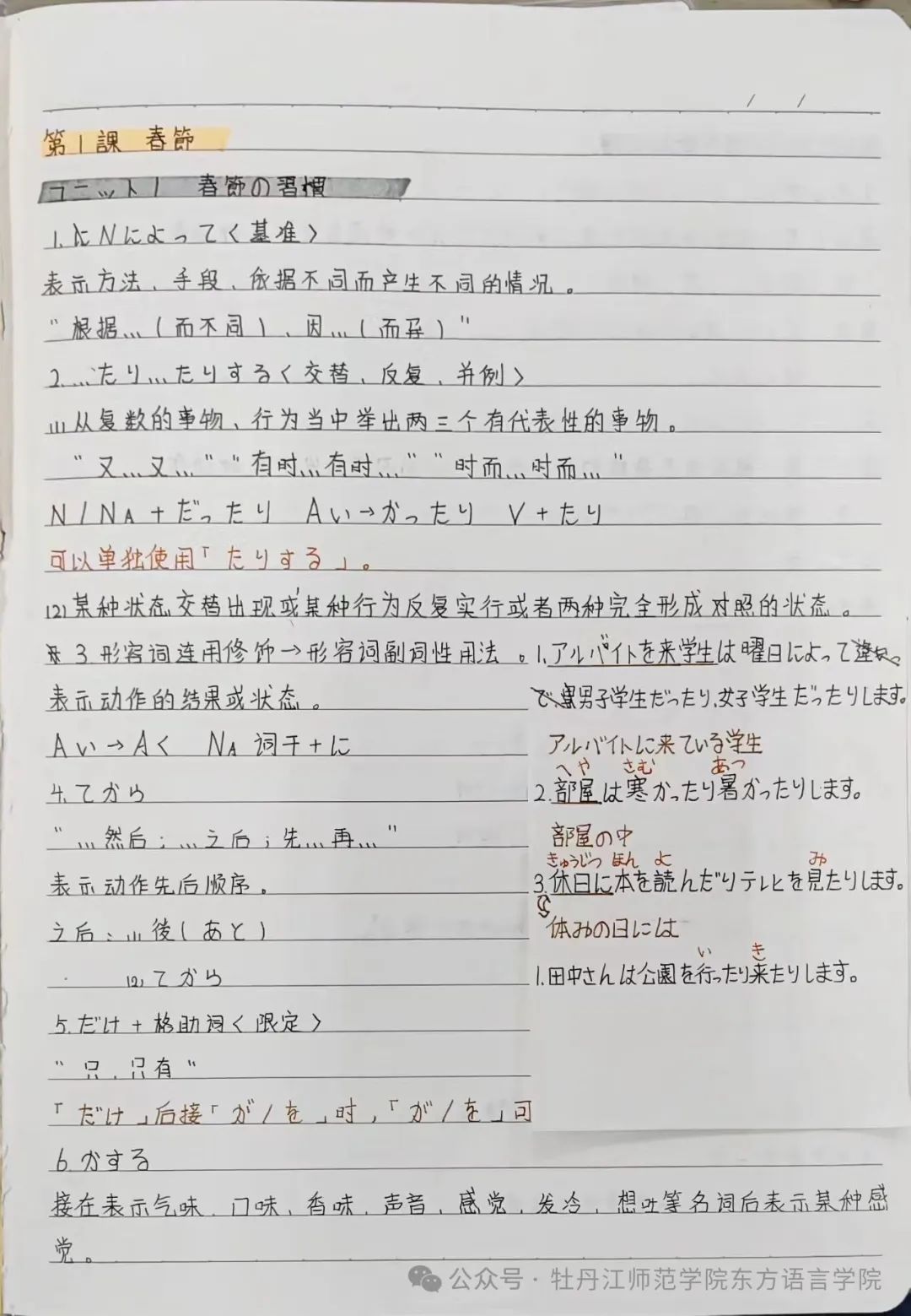 寻最美笔记,展优良学风——东方语言学院开展"最美课堂笔记"评选活动